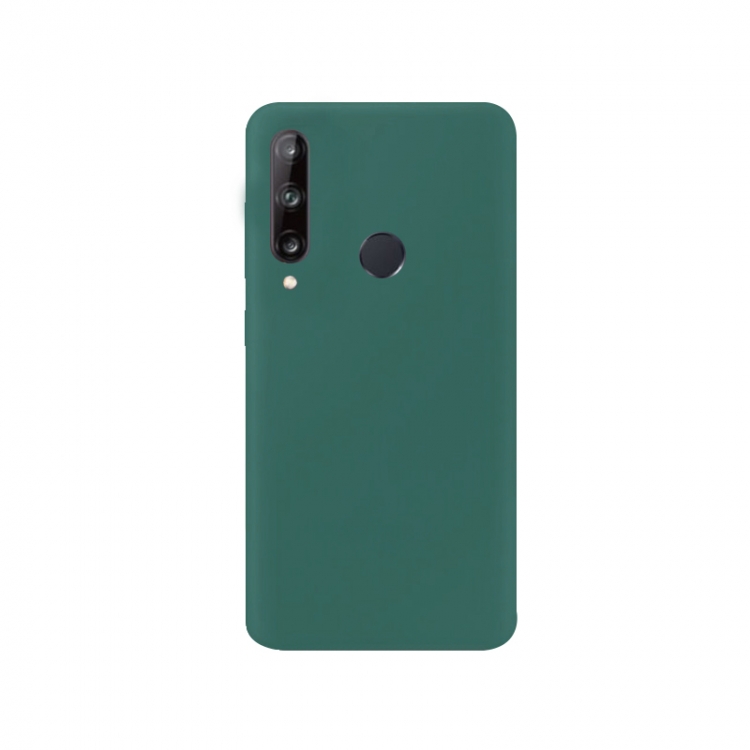 Накладка Soft Silicone Case для Huawei P40 Lite E Dark Green-0